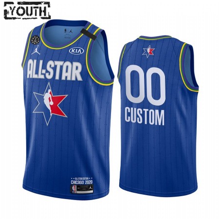 NBA Børn Trøje 2020 All-Star Custom Jordan Brand Blå Swingman